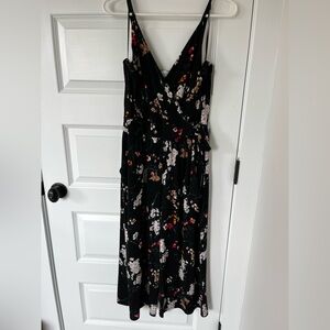 Kaileigh Black Floral Jumpsuit